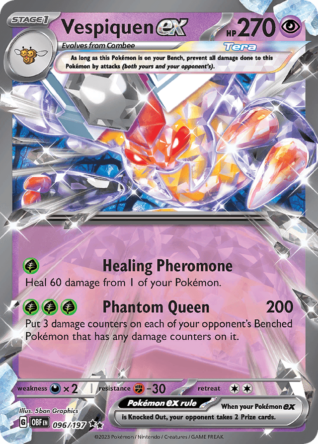 Vespiquen ex — Obsidian Flames #96