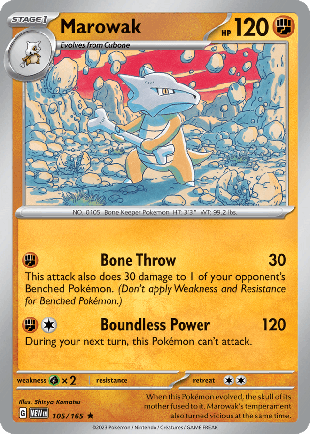 Marowak — 151 #105