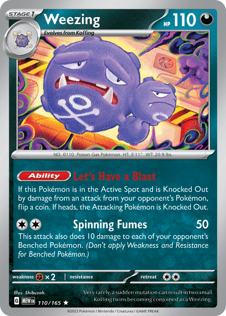 Weezing — 151 #110