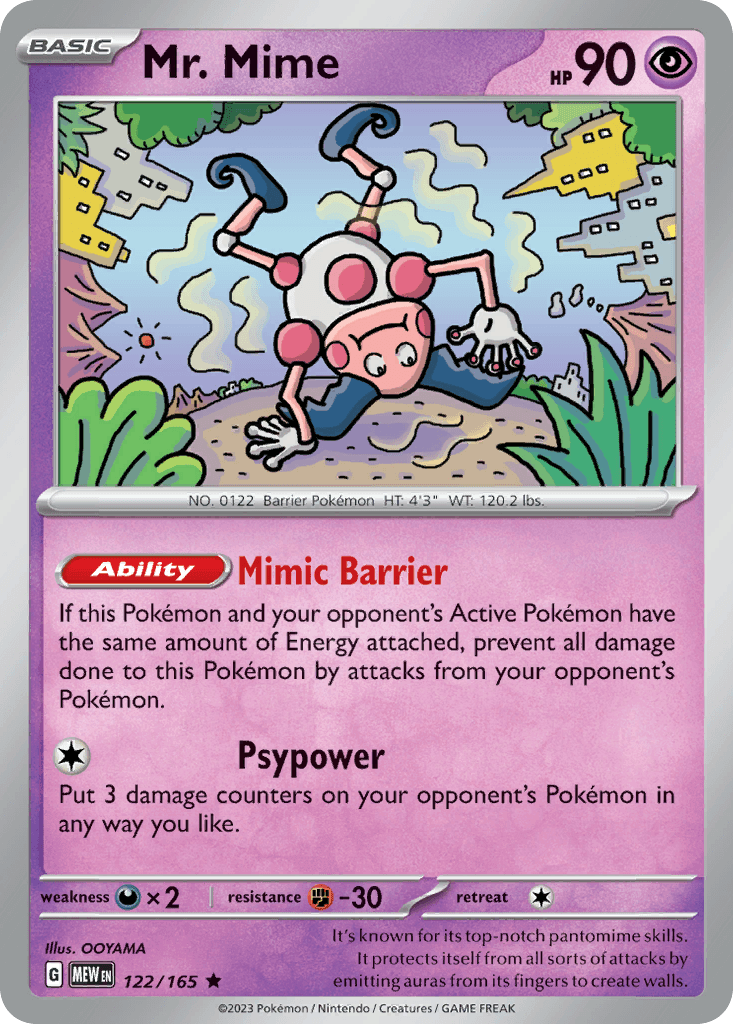 Mr. Mime — 151 #122