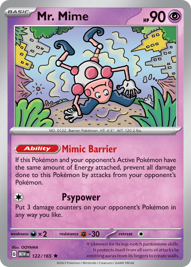 Mr. Mime — 151 #122