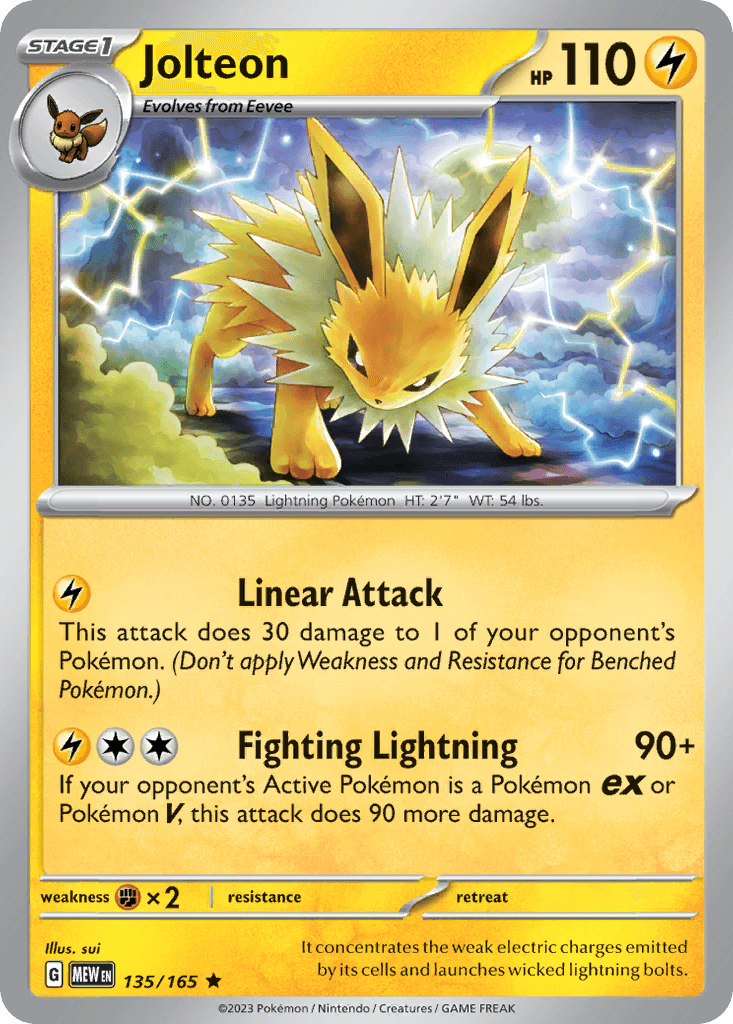 Jolteon — 151 #135