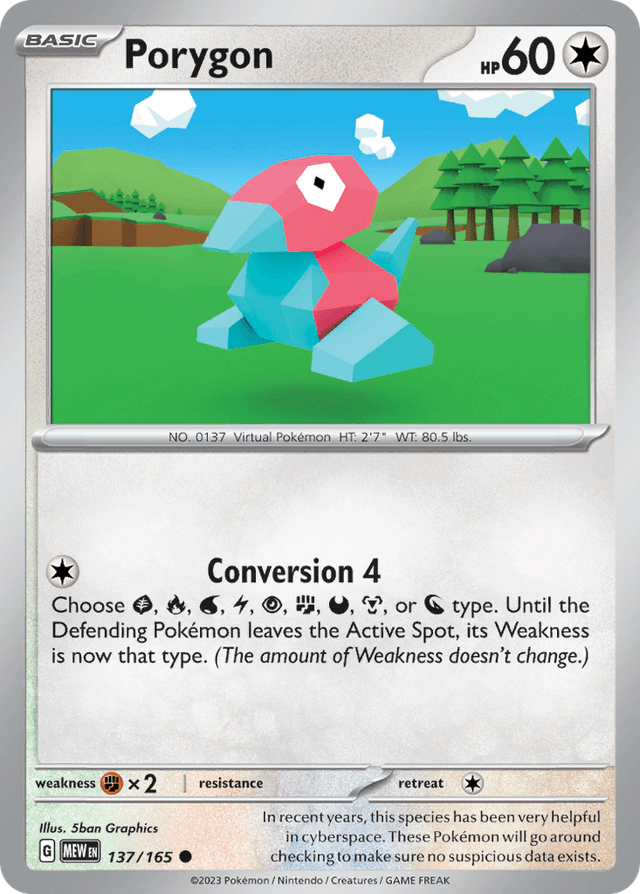 Porygon — 151 #137