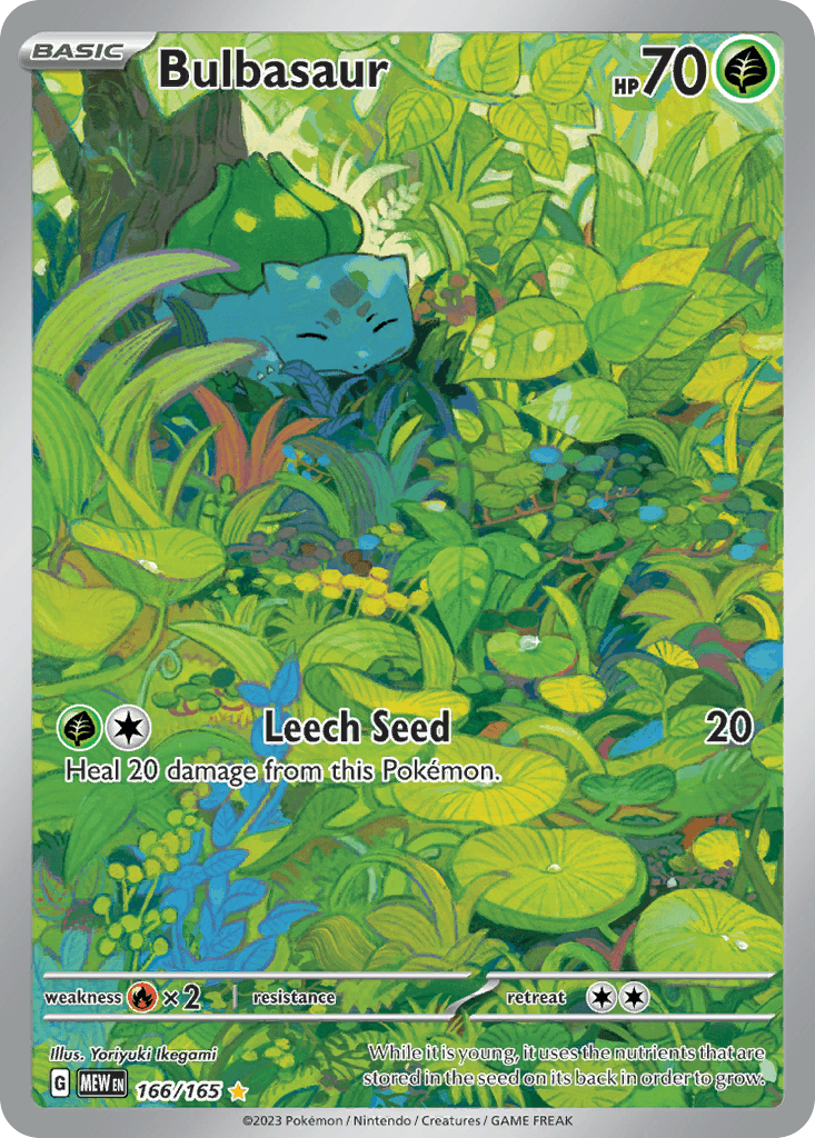 Bulbasaur — 151 #166