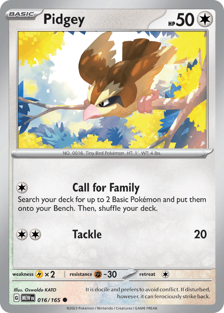 Pidgey — 151 #16
