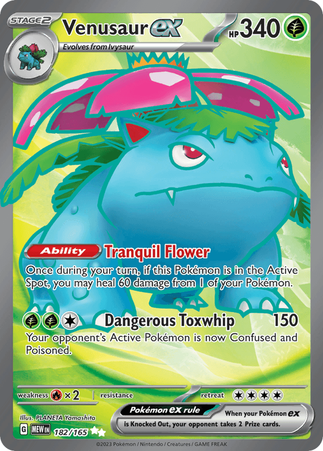 Venusaur ex — 151 #182