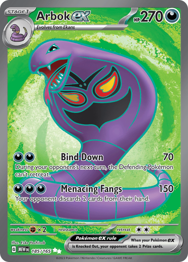 Arbok ex — 151 #185
