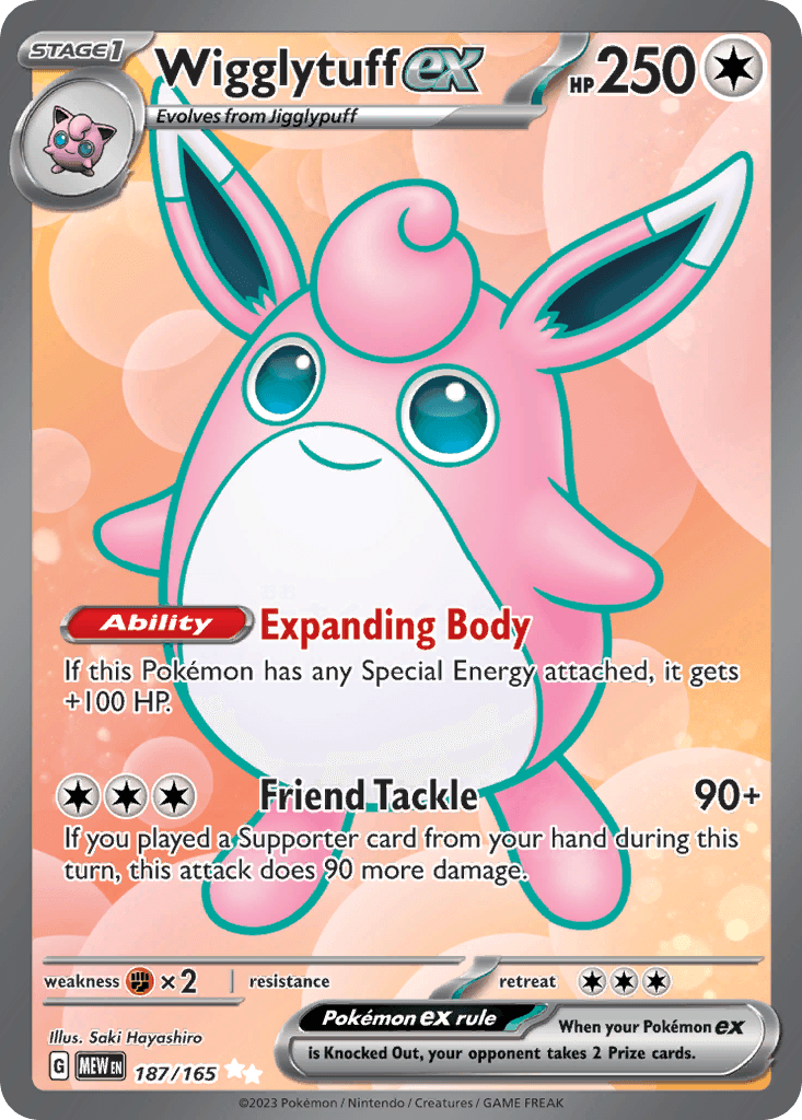 Wigglytuff ex — 151 #187