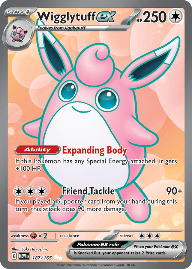 Wigglytuff ex — 151 #187