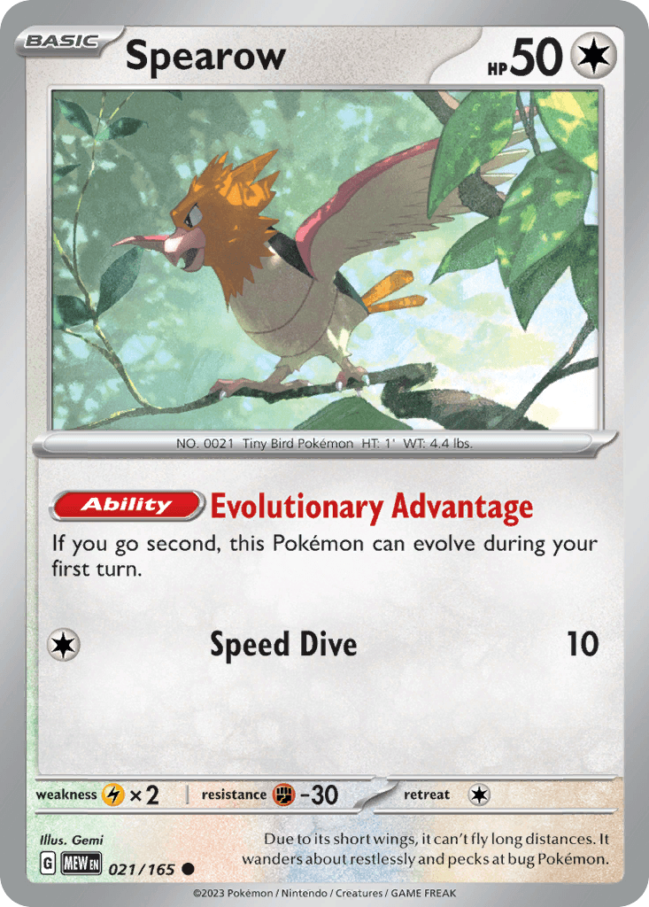Spearow — 151 #21