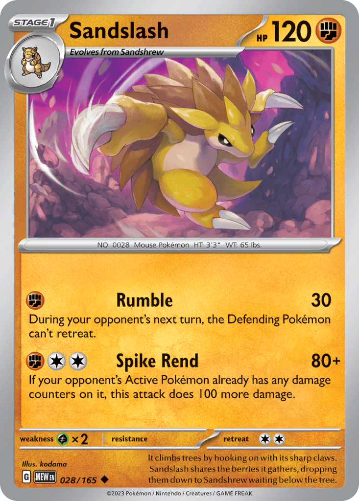 Sandslash — 151 #28