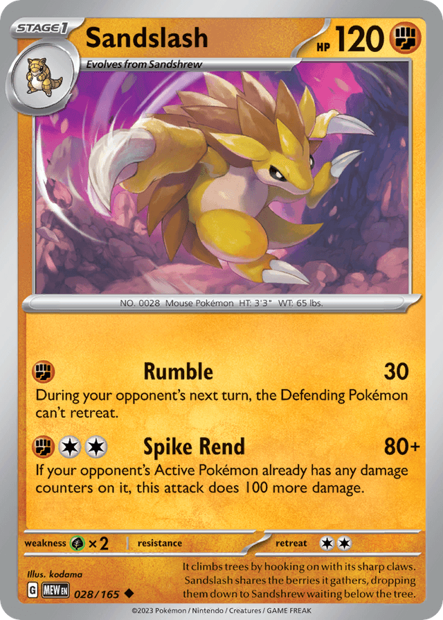 Sandslash — 151 #28