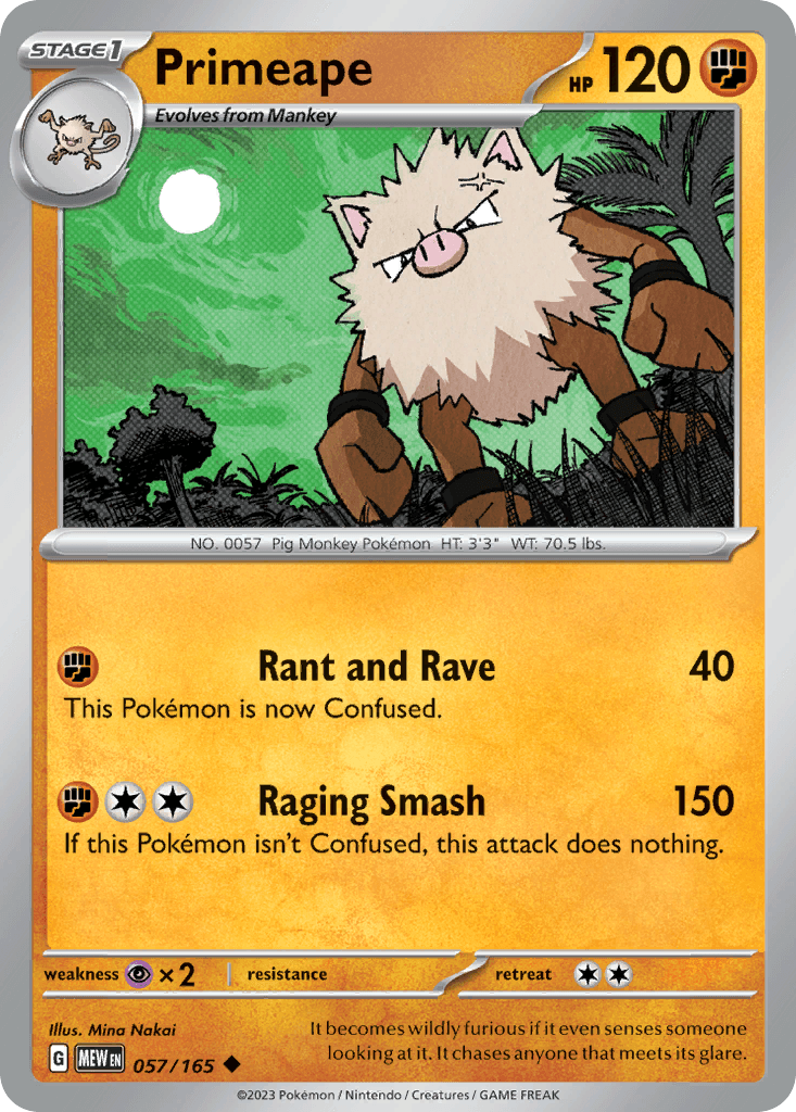 Primeape — 151 #57