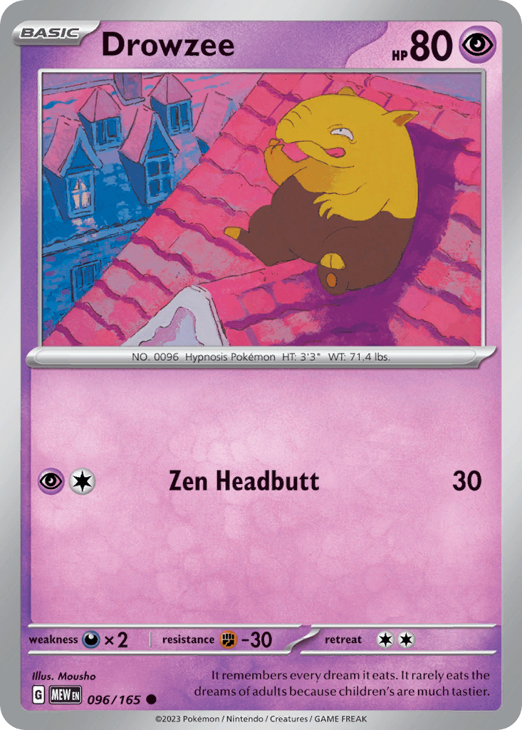 Drowzee — 151 #96