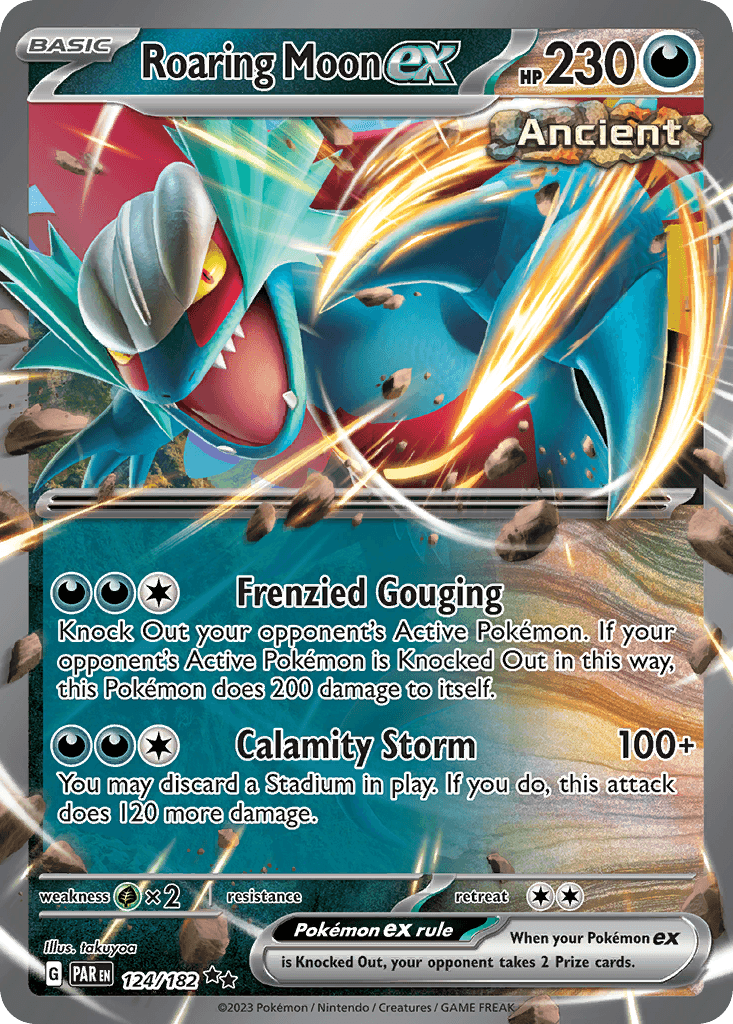 Roaring Moon ex — Paradox Rift #124