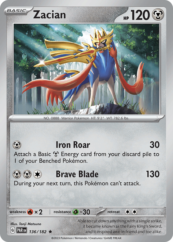 Zacian — Paradox Rift #136