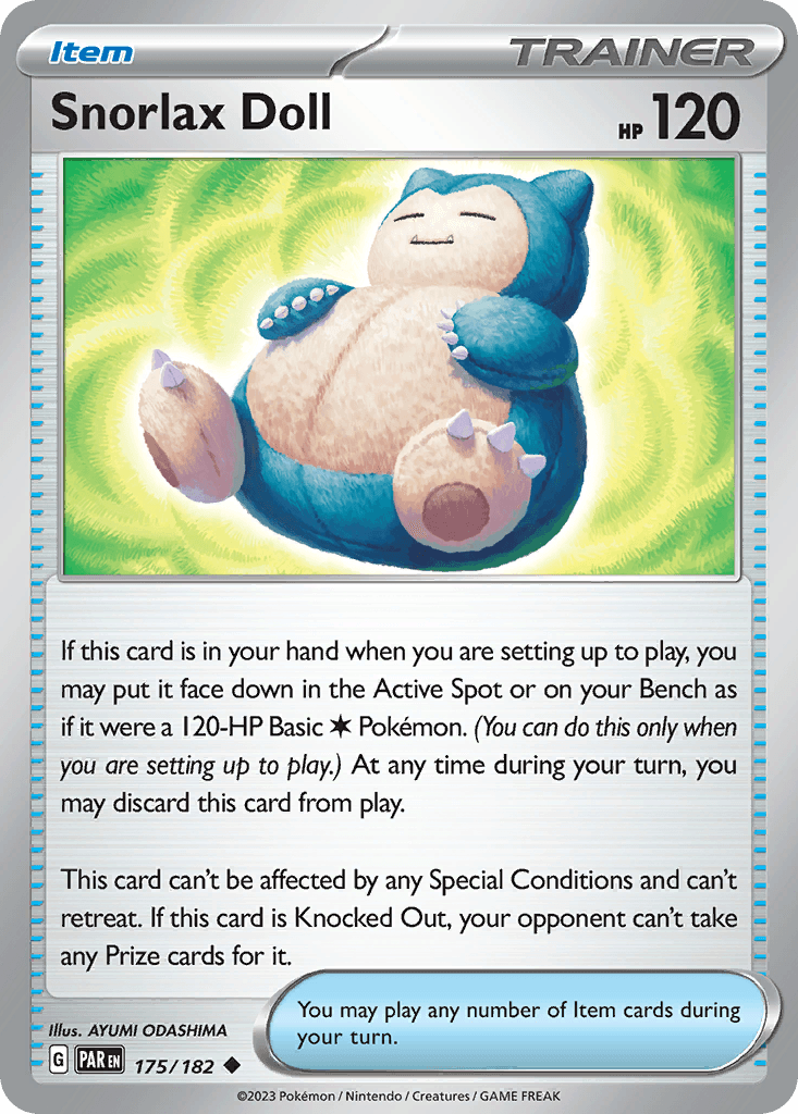 Snorlax Doll — Paradox Rift #175