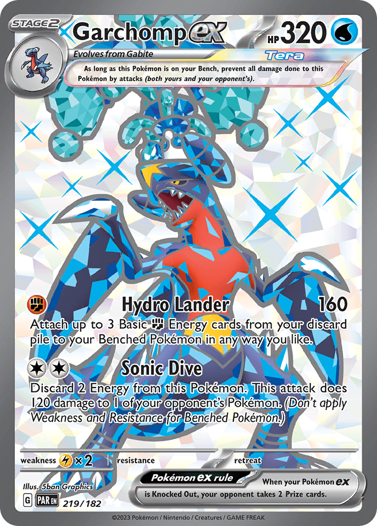 Garchomp ex — Paradox Rift #219