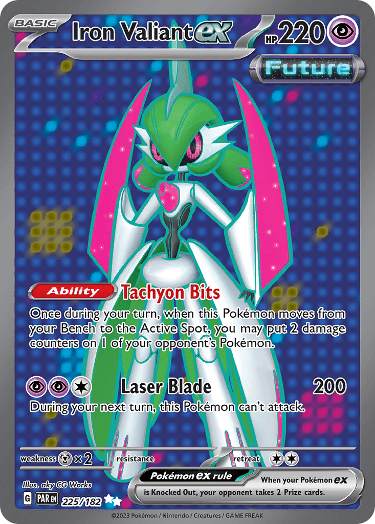 Iron Valiant ex — Paradox Rift #225