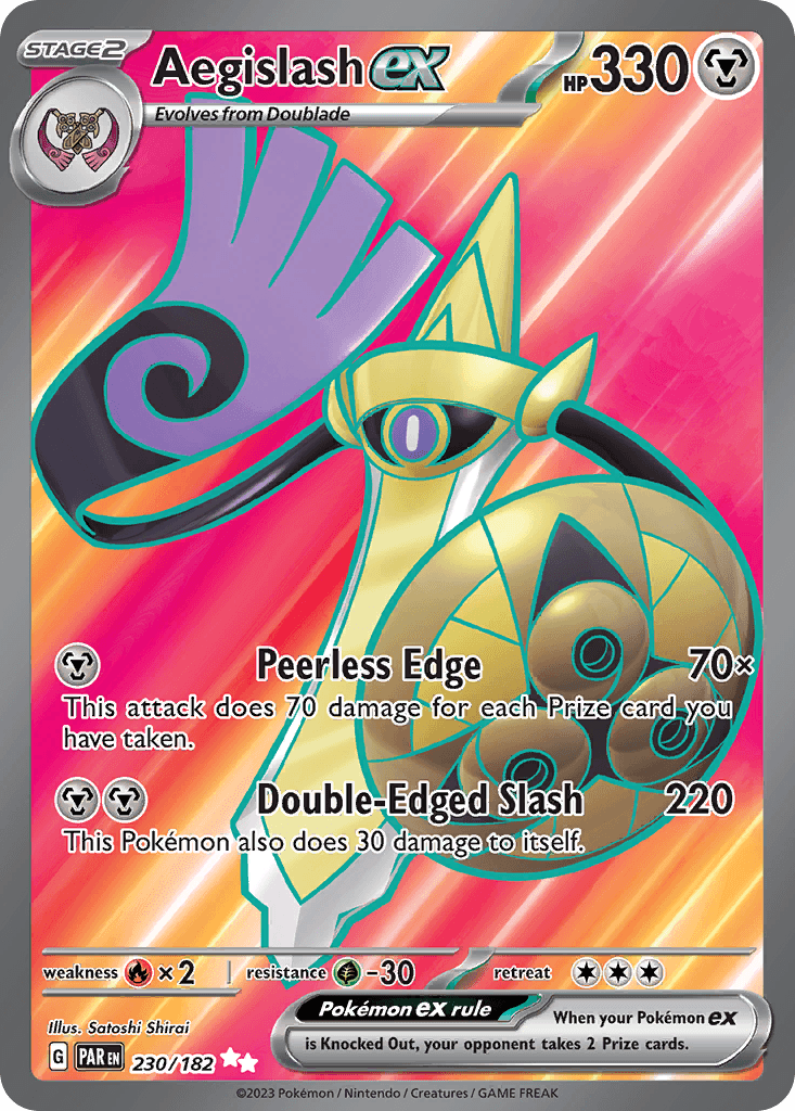 Aegislash ex — Paradox Rift #230