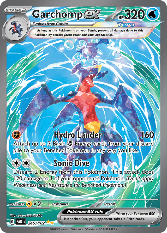 Garchomp ex — Paradox Rift #245