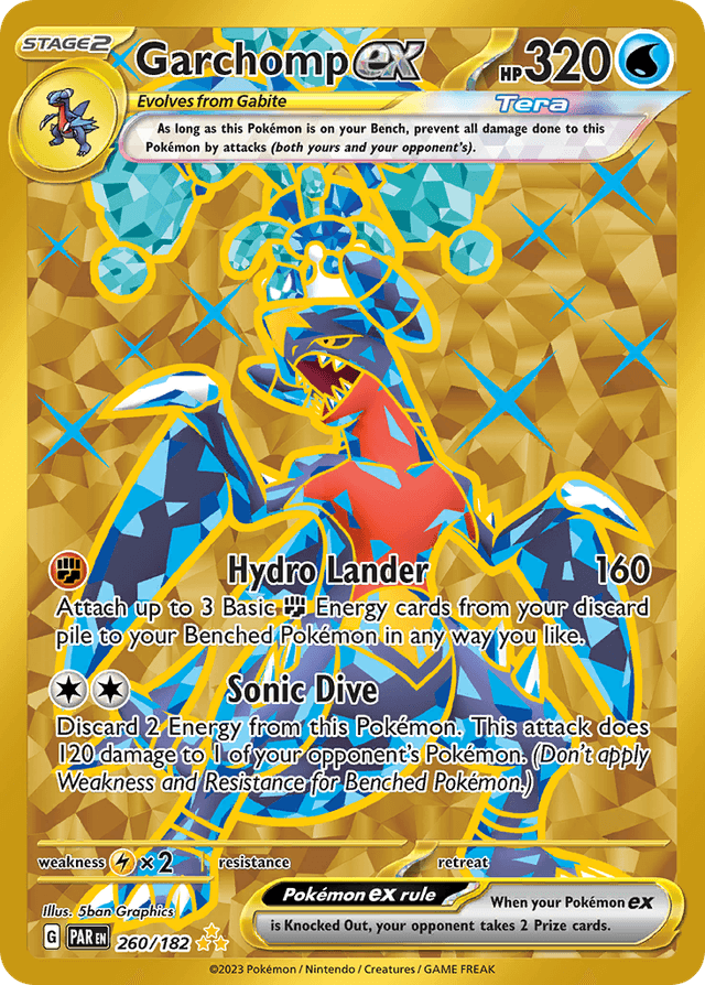 Garchomp ex — Paradox Rift #260