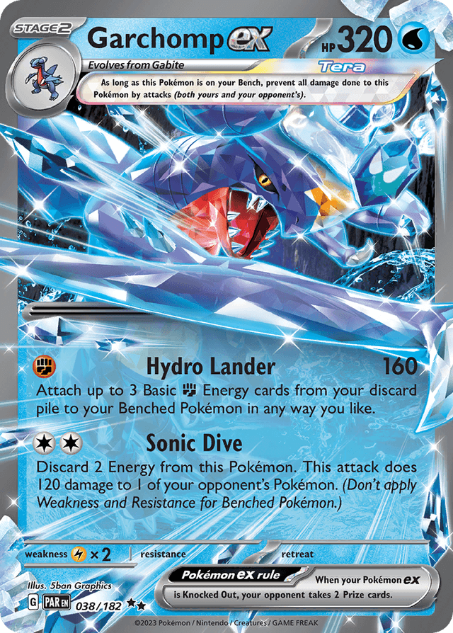 Garchomp ex — Paradox Rift #38