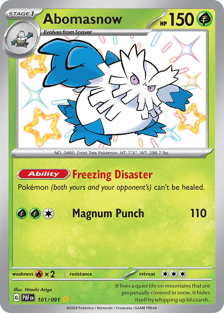 Abomasnow — Paldean Fates #101