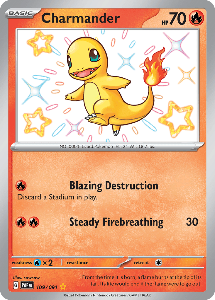 Charmander — Paldean Fates #109