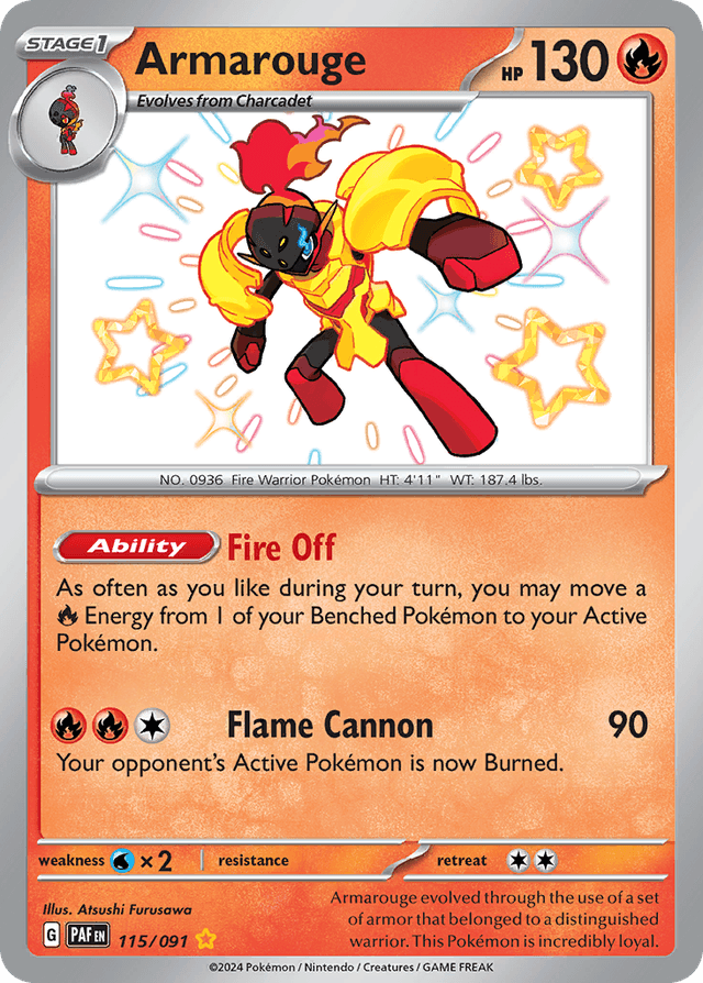 Armarouge — Paldean Fates #115