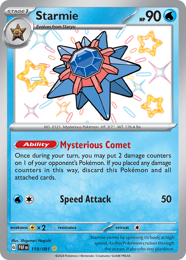 Starmie — Paldean Fates #119