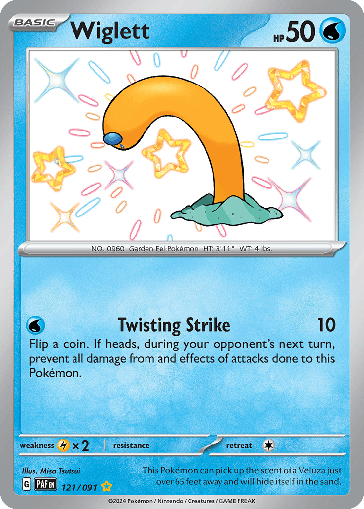 Wiglett — Paldean Fates #121