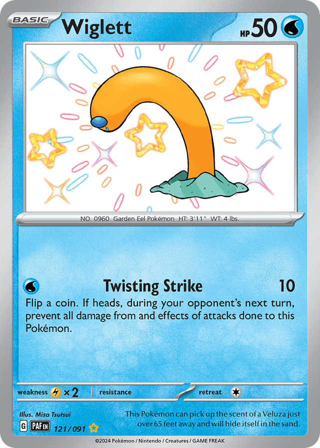 Wiglett — Paldean Fates #121