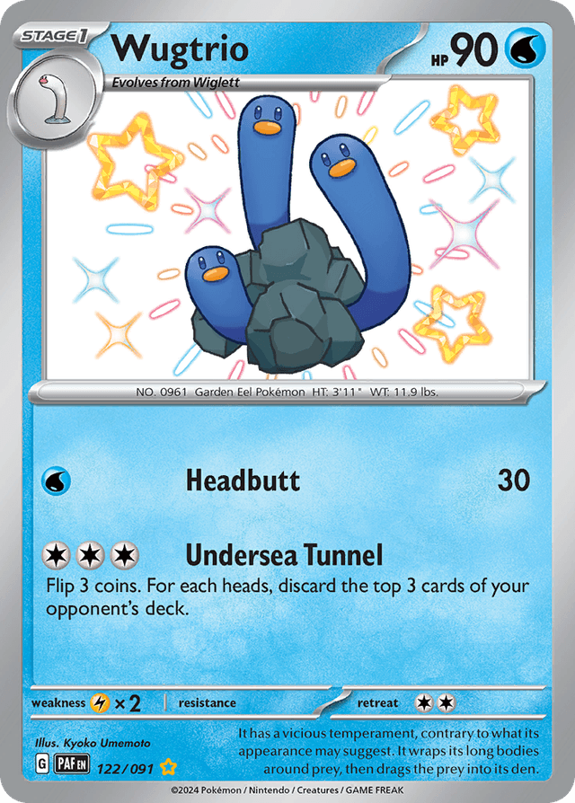 Wugtrio — Paldean Fates #122