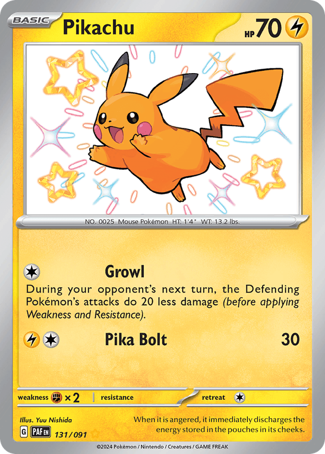 Pikachu — Paldean Fates #131