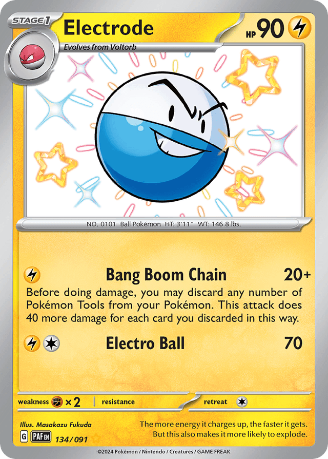 Electrode — Paldean Fates #134