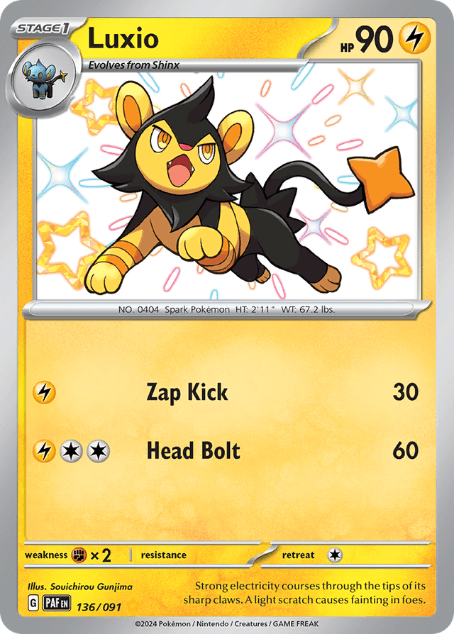 Luxio — Paldean Fates #136