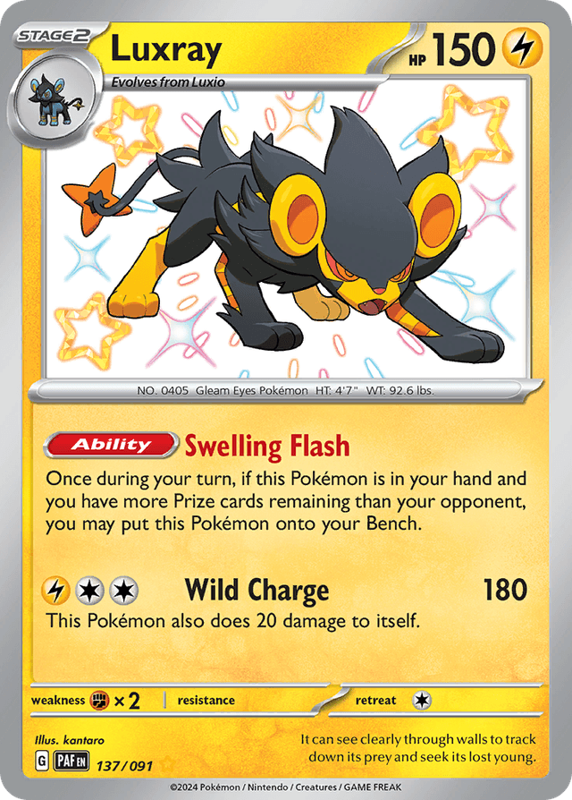 Luxray — Paldean Fates #137