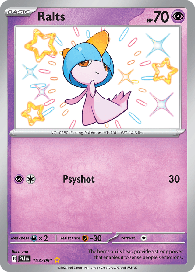 Ralts — Paldean Fates #153