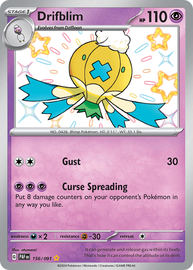 Drifblim — Paldean Fates #156