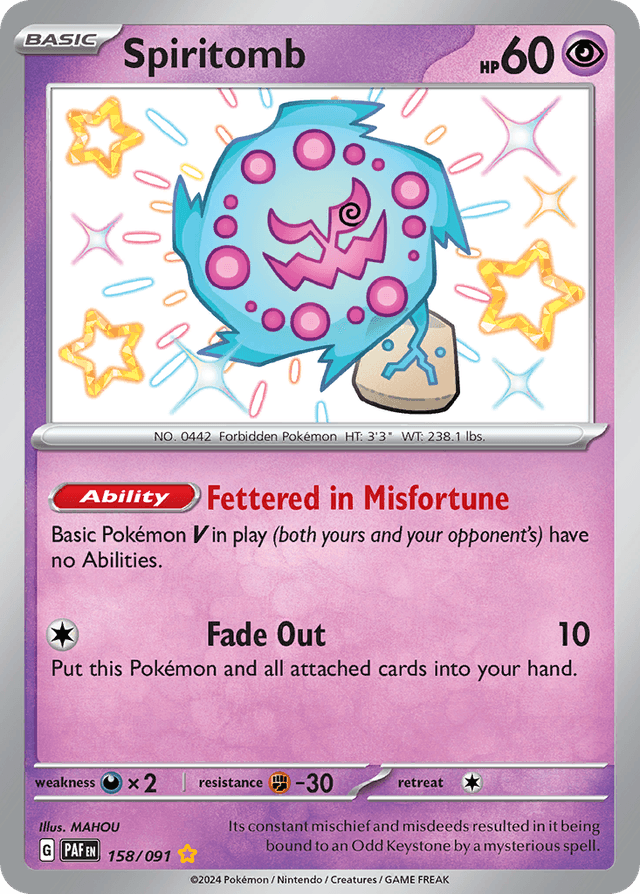 Spiritomb — Paldean Fates #158