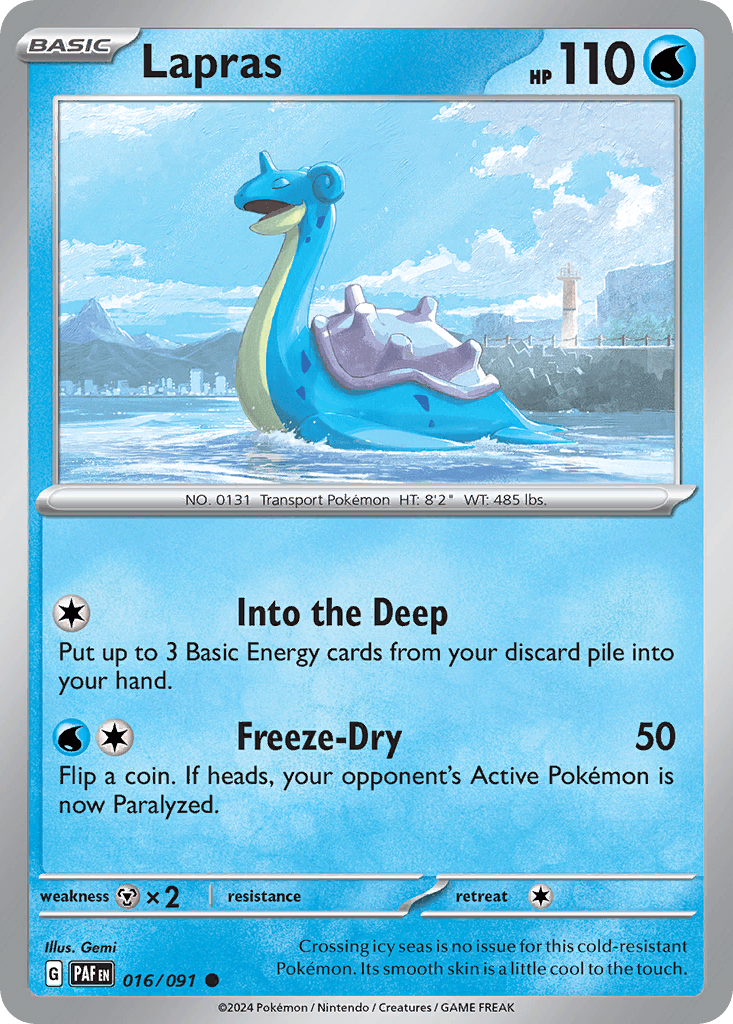 Lapras — Paldean Fates #16