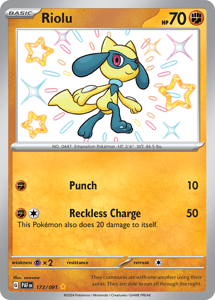 Riolu — Paldean Fates #173