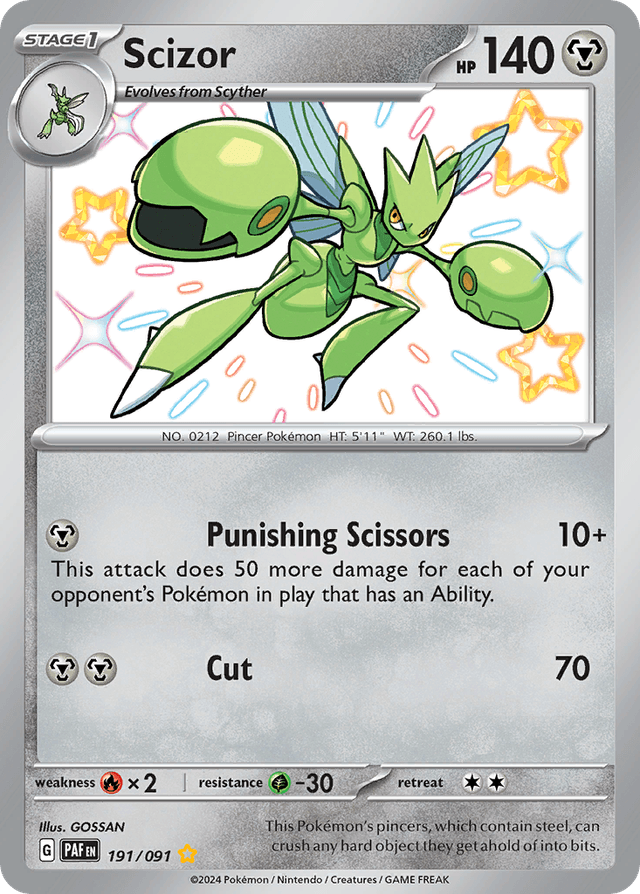 Scizor — Paldean Fates #191
