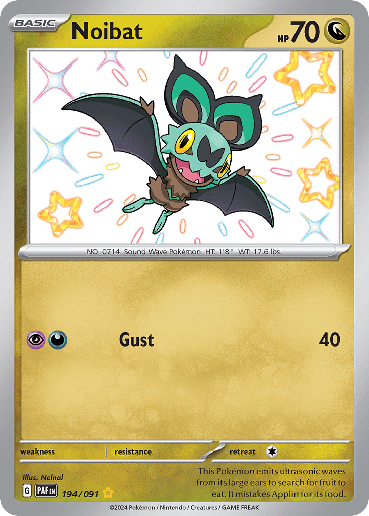 Noibat — Paldean Fates #194