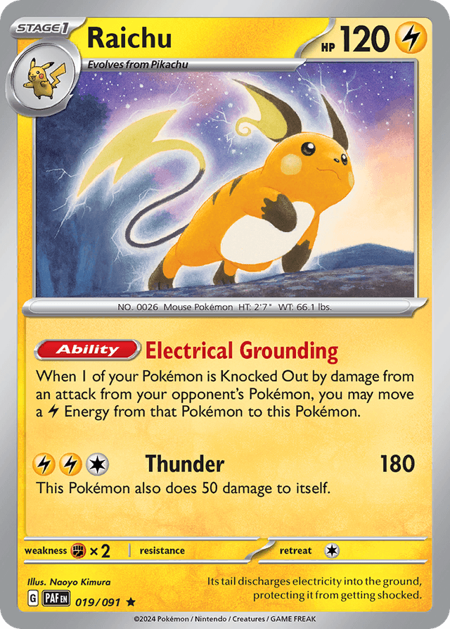 Raichu — Paldean Fates #19