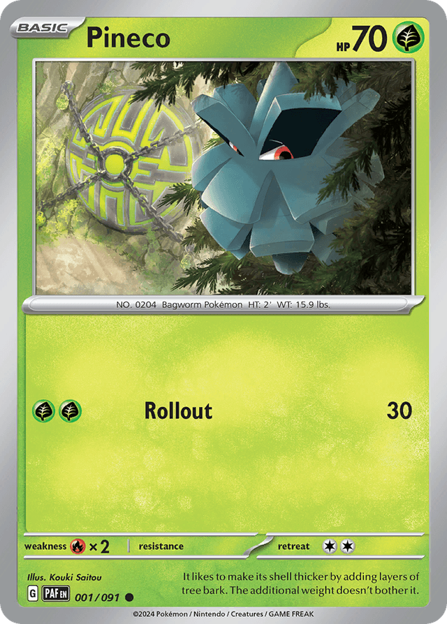 Pineco — Paldean Fates #1