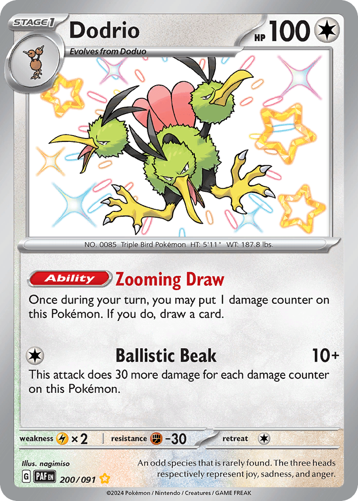 Dodrio — Paldean Fates #200