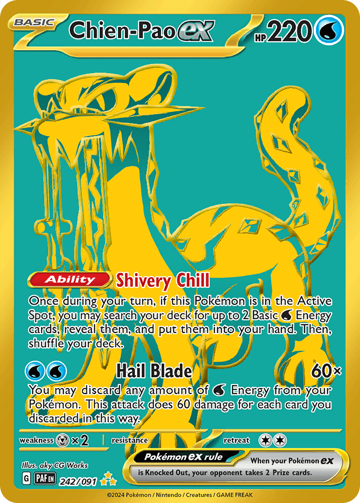 Chien-Pao ex — Paldean Fates #242