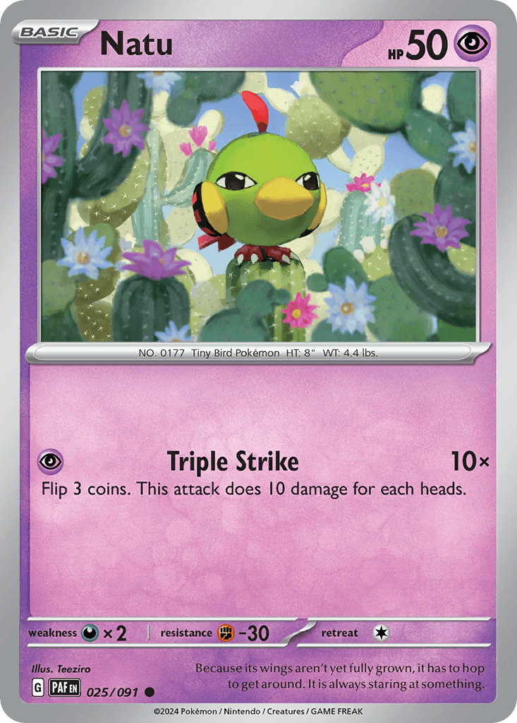 Natu — Paldean Fates #25